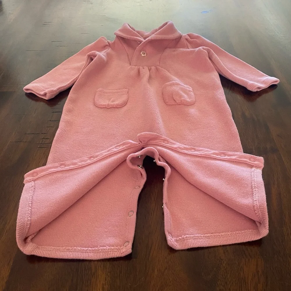 Ralph Lauren Estate Cotton Shawl Collar Coverall